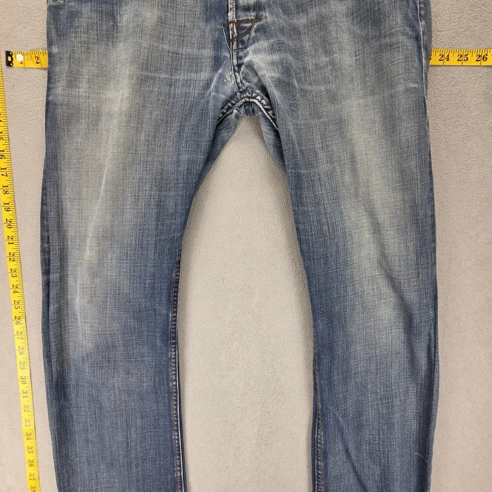 Vintage Levis Engineered Jeans Mens Blue Button Fly Medium Wash Fits 32x30